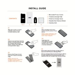 UAG รุ่น Removable Privacy - ฟิล์มเพิ่มความเป็นส่วนตัวแบบถอดออกได้ - Galaxy S24 Ultra