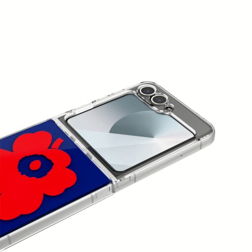Marimekko รุ่น Case IML - เคส Galaxy Z Flip 6 - สี Blue/Red - Image 3