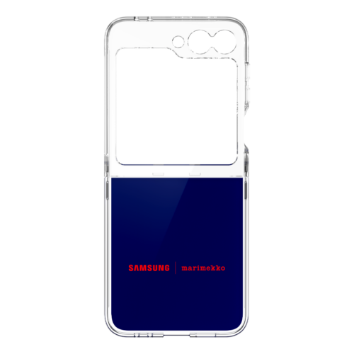 Marimekko รุ่น Case IML - เคส Galaxy Z Flip 6 - สี Blue/Red