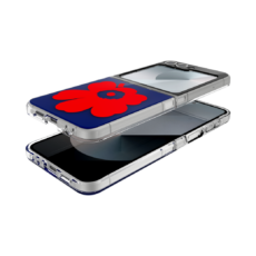 Marimekko รุ่น Case IML - เคส Galaxy Z Flip 6 - สี Blue/Red