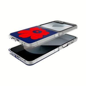 Marimekko รุ่น Case IML - เคส Galaxy Z Flip 6 - สี Blue/Red