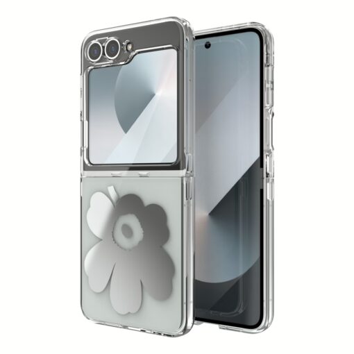 Marimekko รุ่น Case IML - เคส Galaxy Z Flip 6 - สี Grey/Silver - Image 2