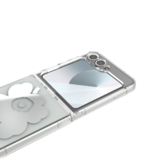 Marimekko รุ่น Case IML - เคส Galaxy Z Flip 6 - สี Grey/Silver