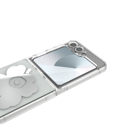 Marimekko รุ่น Case IML - เคส Galaxy Z Flip 6 - สี Grey/Silver