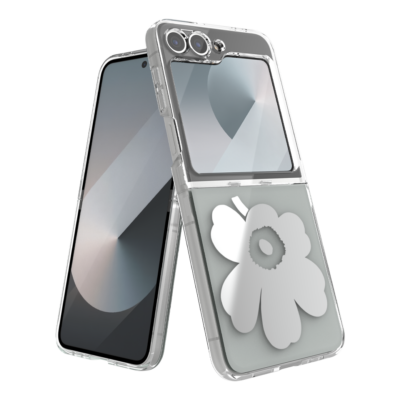 Marimekko รุ่น Case IML - เคส Galaxy Z Flip 6 - สี Grey/Silver