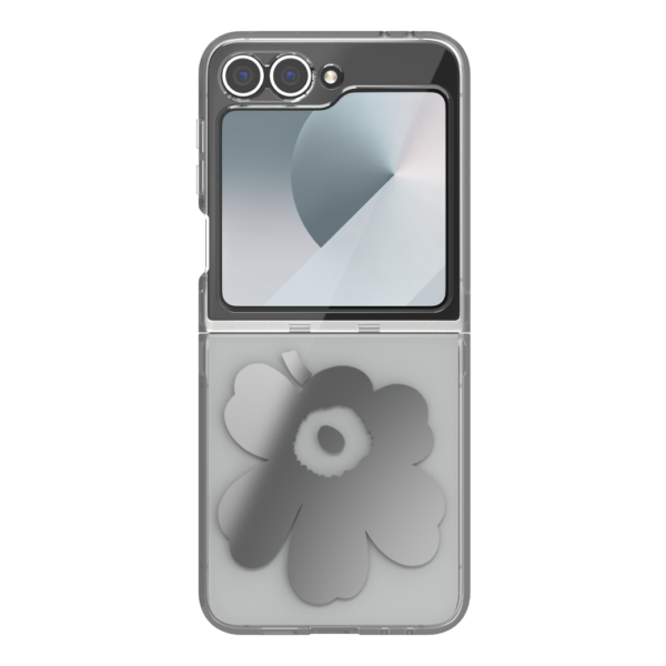 Marimekko รุ่น Case IML - เคส Galaxy Z Flip 6 - สี Grey/Silver