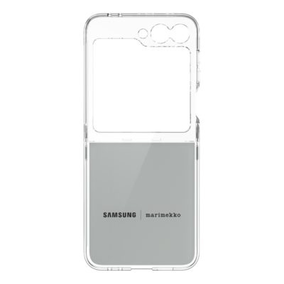 Marimekko รุ่น Case IML - เคส Galaxy Z Flip 6 - สี Grey/Silver