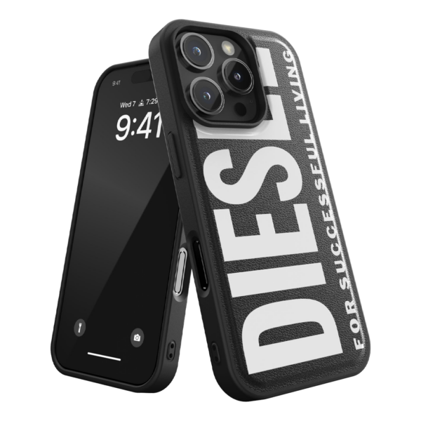Diesel รุ่น Moulded Case Core with Magsafe - เคส iPhone 16 Pro - สี Black/White