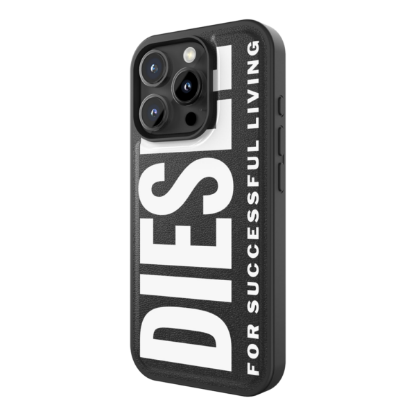 Diesel รุ่น Moulded Case Core with Magsafe - เคส iPhone 16 Pro - สี Black/White