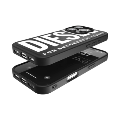 Diesel รุ่น Moulded Case Core with Magsafe - เคส iPhone 16 Pro - สี Black/White