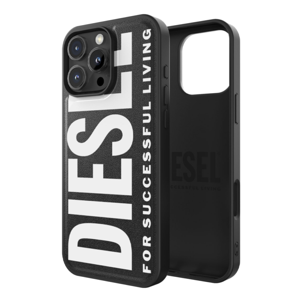 Diesel รุ่น Moulded Case Core with Magsafe - เคส iPhone 16 Pro Max - สี Black/White