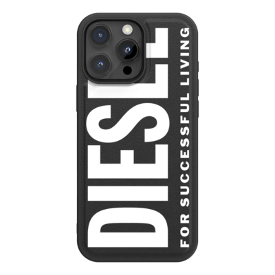 Diesel รุ่น Moulded Case Core with Magsafe - เคส iPhone 16 Pro Max - สี Black/White