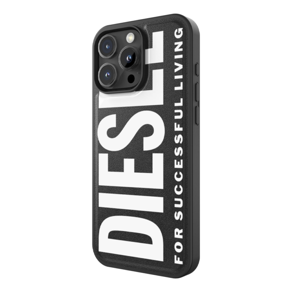 Diesel รุ่น Moulded Case Core with Magsafe - เคส iPhone 16 Pro Max - สี Black/White