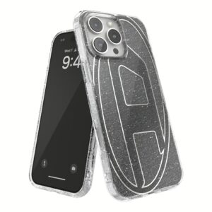 Diesel รุ่น Oval D Glitter Case - เคส iPhone 16 Pro Max - สี Black