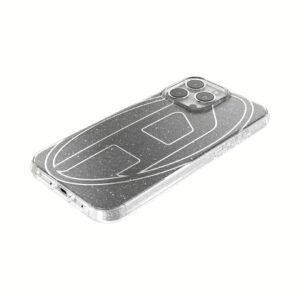 Diesel รุ่น Oval D Glitter Case - เคส iPhone 16 Pro Max - สี Black