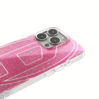 Diesel รุ่น Oval D Glitter Case - เคส iPhone 16 Pro - สี Pink