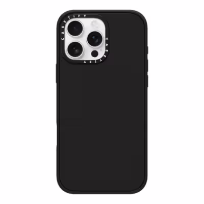 Casetify รุ่น Impact Case With Magsafe - เคส iPhone 16 Pro Max - สี Matte Black