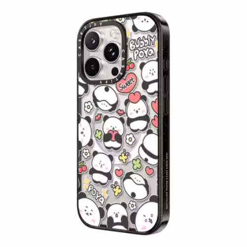 Casetify รุ่น Impact Case With Magsafe/Black - เคส iPhone 16 Pro - สี Bubbly Poya Mix