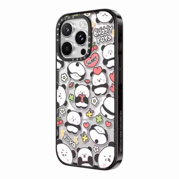 Casetify รุ่น Impact Case With Magsafe/Black - เคส iPhone 16 Pro - สี Bubbly Poya Mix