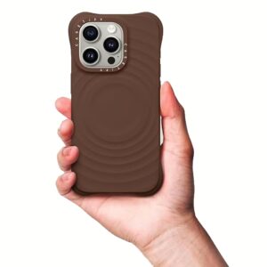 Casetify รุ่น Ripple Case - เคส iPhone 15 Pro Max - สี Cacao