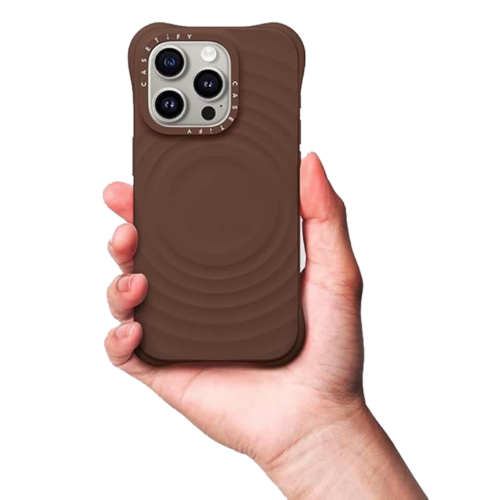 Casetify รุ่น Ripple Case - เคส iPhone 15 Pro Max - สี Cacao