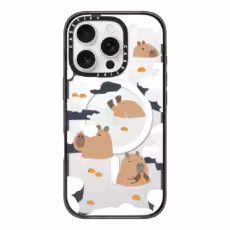 Casetify รุ่น Impact Case With Magsafe/Black - เคส iPhone 16 Pro - สี Floating Capybara