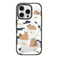 Casetify รุ่น Impact Case With Magsafe/Black - เคส iPhone 16 Pro - สี Floating Capybara