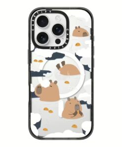 Casetify รุ่น Impact Case With Magsafe/Black - เคส iPhone 16 Pro - สี Floating Capybara