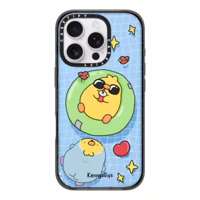 Casetify รุ่น Impact Case With Magsafe/Black - เคส iPhone 16 Pro - สี Pool Birb