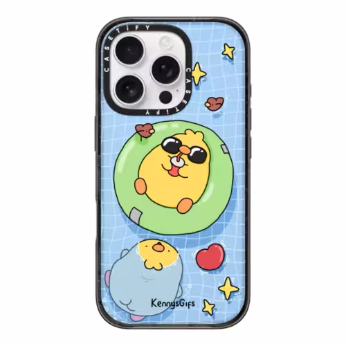 Casetify รุ่น Impact Case With Magsafe/Black - เคส iPhone 16 Pro - สี Pool Birb