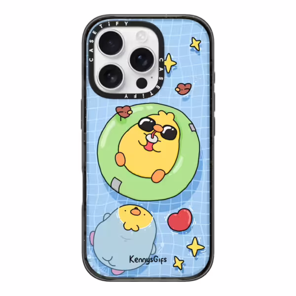 Casetify รุ่น Impact Case With Magsafe/Black - เคส iPhone 16 Pro - สี Pool Birb