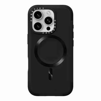 Casetify รุ่น Force Case - เคส iPhone 16 Pro - สี Black