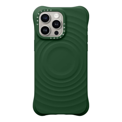 Casetify รุ่น Ripple Case - เคส iPhone 15 Pro Max - สี Deep Green