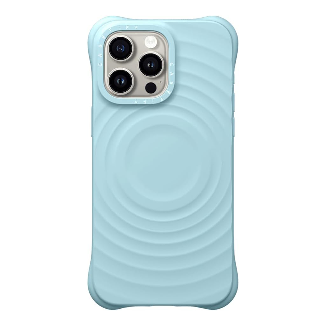 Casetify รุ่น Ripple Case - เคส iPhone 15 Pro Max - สี Sky Blue