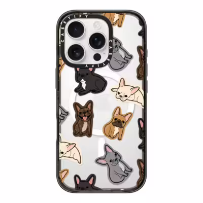 Casetify รุ่น Impact Case With Magsafe/Black - เคส iPhone 16 Pro - สี Excuse My Frenchie