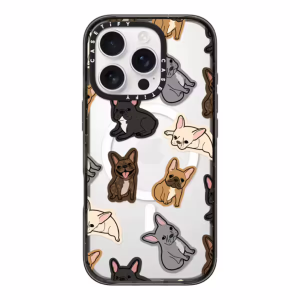 Casetify รุ่น Impact Case With Magsafe/Black - เคส iPhone 16 Pro - สี Excuse My Frenchie
