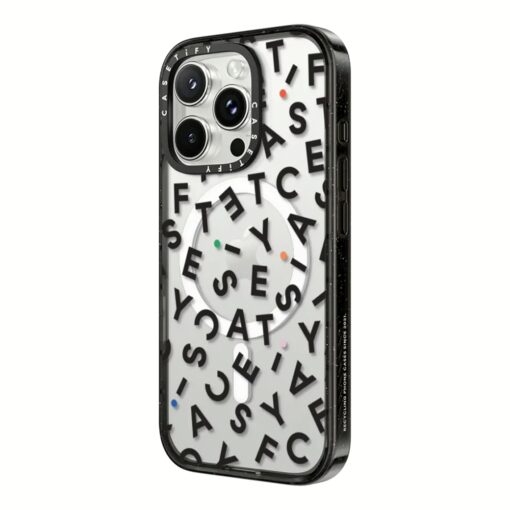 Casetify รุ่น Impact Case With Magsafe/Black - เคส iPhone 16 Pro - สี Monogram - Image 2