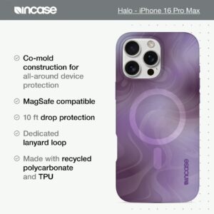 Incase รุ่น Halo Case for MagSafe for - เคส iPhone 16 Pro Max - สี Oil Slick Lilac