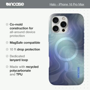 Incase รุ่น Halo Case for MagSafe for - เคส iPhone 16 Pro Max - สี Oil Slick Ocean