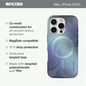 Incase รุ่น Halo Case for MagSafe for - เคส iPhone 16 Pro - สี Oil Slick Ocean