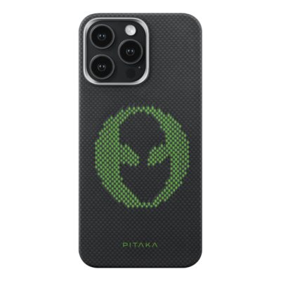 Pitaka รุ่น Aries Tactile Woven Case - เคส iPhone 15 Pro Max - สี Alien