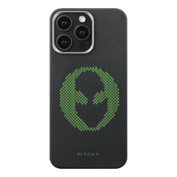 Pitaka รุ่น Aries Tactile Woven Case - เคส iPhone 15 Pro Max - สี Alien