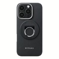 Pitaka รุ่น MagEZ Grip 3 - แหวนติดหลังมือถือ - สี Black/Grey Twill