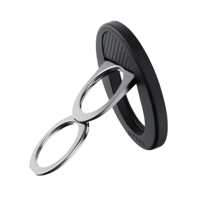Pitaka รุ่น MagEZ Grip 3 - แหวนติดหลังมือถือ - สี Black/Grey Twill