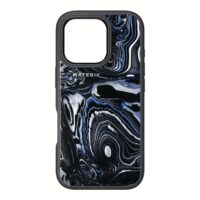 Materik รุ่น Luxury & Personalized Phone Case - เคส iPhone 16 Pro - สี Black Pearl