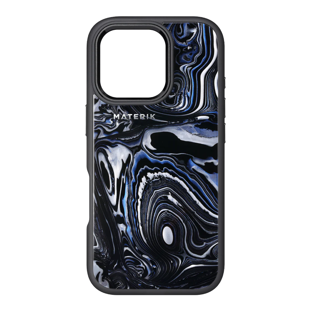 Materik รุ่น Luxury & Personalized Phone Case - เคส iPhone 16 Pro - สี Black Pearl