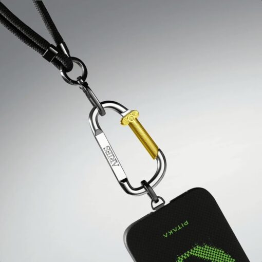 Pitaka รุ่น 1 to 3 Phone Strap + Carabiner - สายคล้อง - สี Alien - Image 3