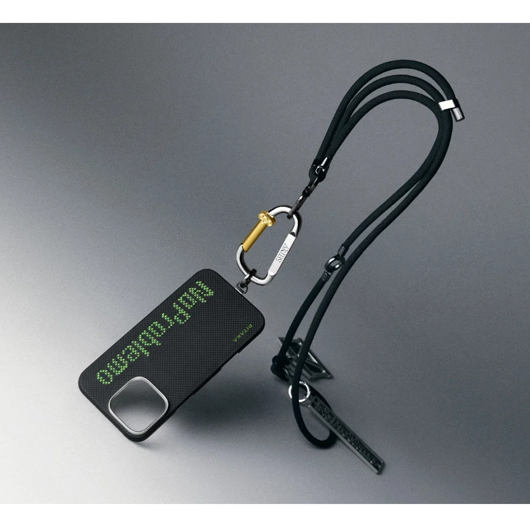 Pitaka รุ่น 1 to 3 Phone Strap + Carabiner - สายคล้อง - สี Alien