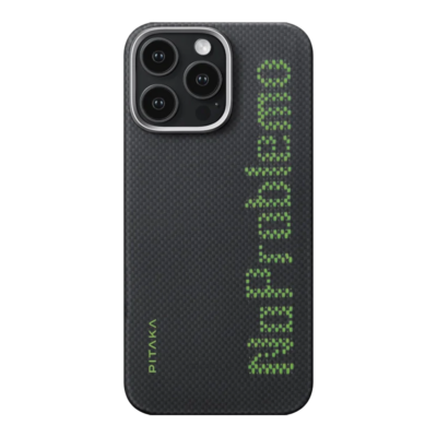 Pitaka รุ่น Aries Tactile Woven Case - เคส iPhone 16 Pro Max - สี NoProblemo