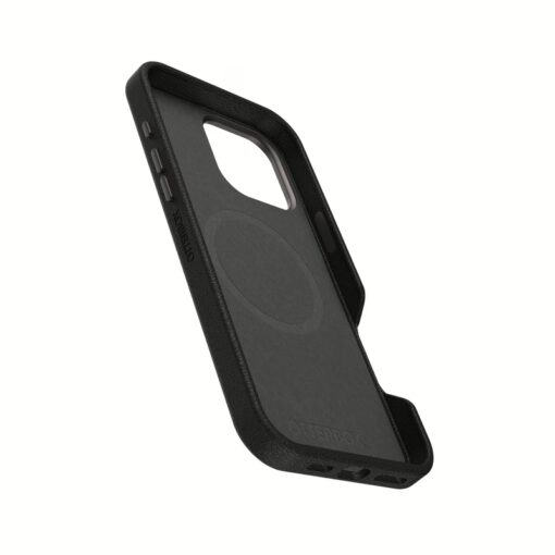 OtterBox รุ่น Symmetry Cactus Leather Magsafe - เคส iPhone 16 Pro Max - สี Noir Ash (Black) - Image 4